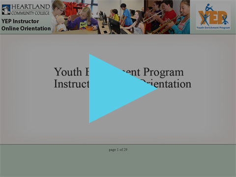 YEP Online Instructor Orientation